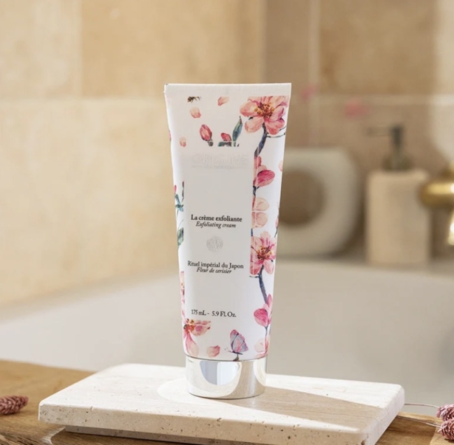 La crème exfoliante - Fleur de cerisier - Rituel impérial du Japon