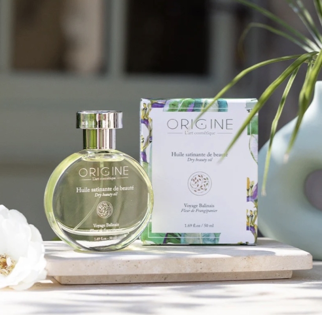 Huile satinante de beauté - Fleur de frangipanier - Voyage Balinais