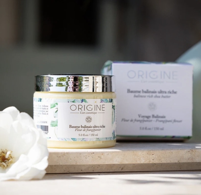 Baume ultra-riche au karité - Fleur de frangipanier - Voyage Balinais